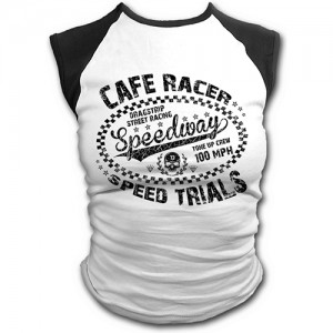 Dragstrip Kustom. Women`s SL/Less baseball top Speed Trials